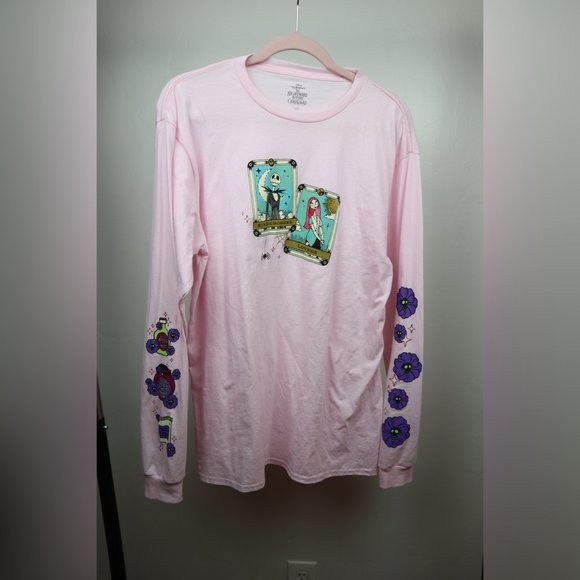 The Nightmare Before Christmas Women's Long-sleeved Oversized Shirt - Picture 4 of 12